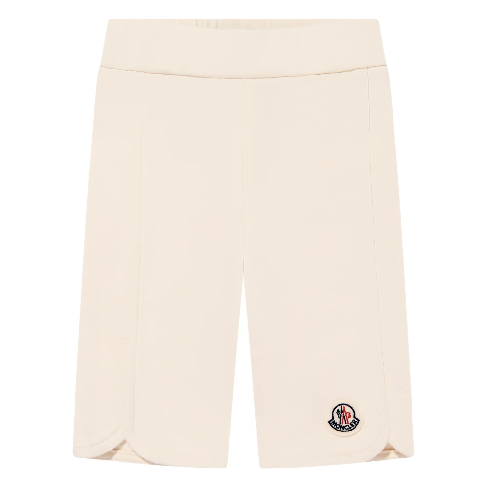 Moncler Girls Beige Shorts, 12 M, Logo Joggers