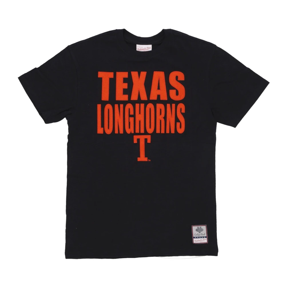 Mitchell & Ness Texas Longhorns Basketball Team Tee Black Heren