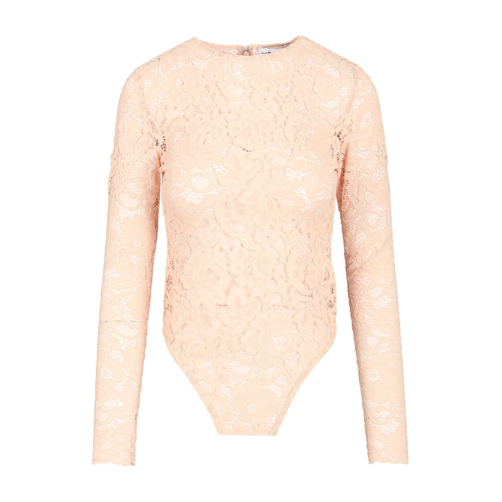 Self Portrait , Full-Body, Female, Beige, Xs, Floral Lace Bodysuit