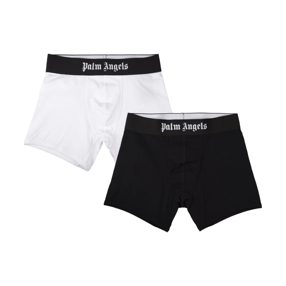 Palm Angels MultiColour Boxer Set met Logo Tailleband Black Heren