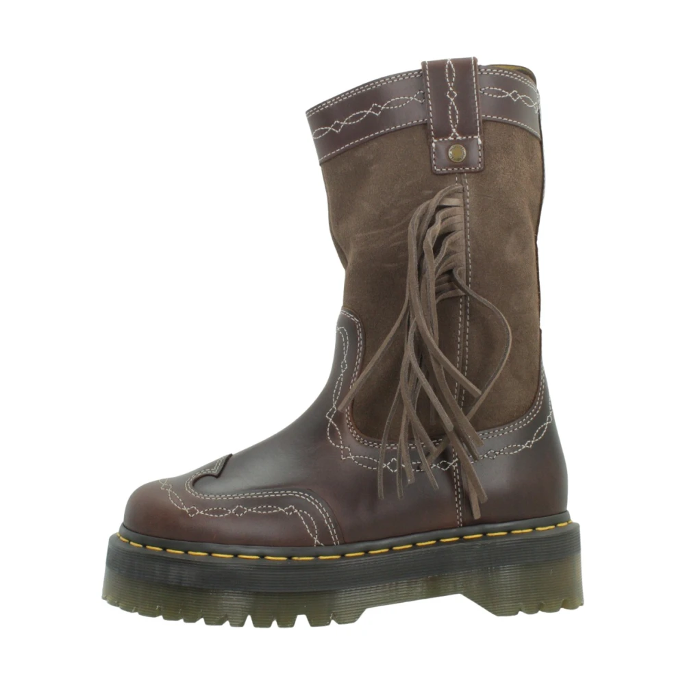 Dr. Martens Donna Marrone - Desert Rodeo Quad Mid - Shoes - 39 Eu