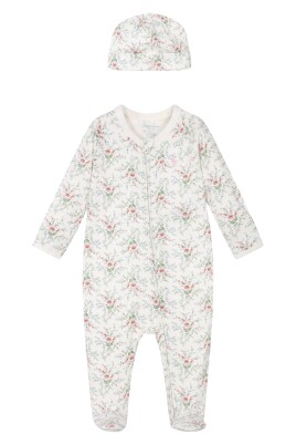 baby-girls-floral-babygrow-and-hat-set-in-ivory