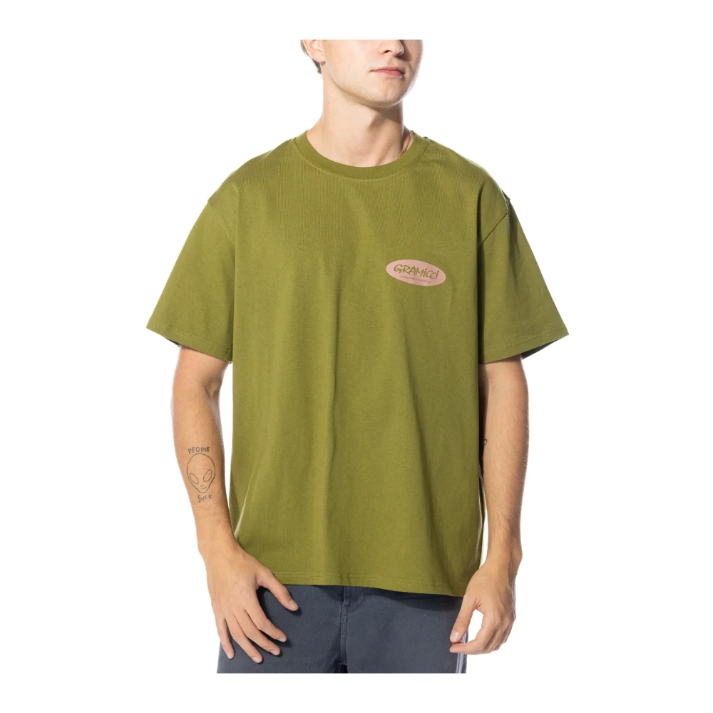 Gramicci T-Shirts Green Heren