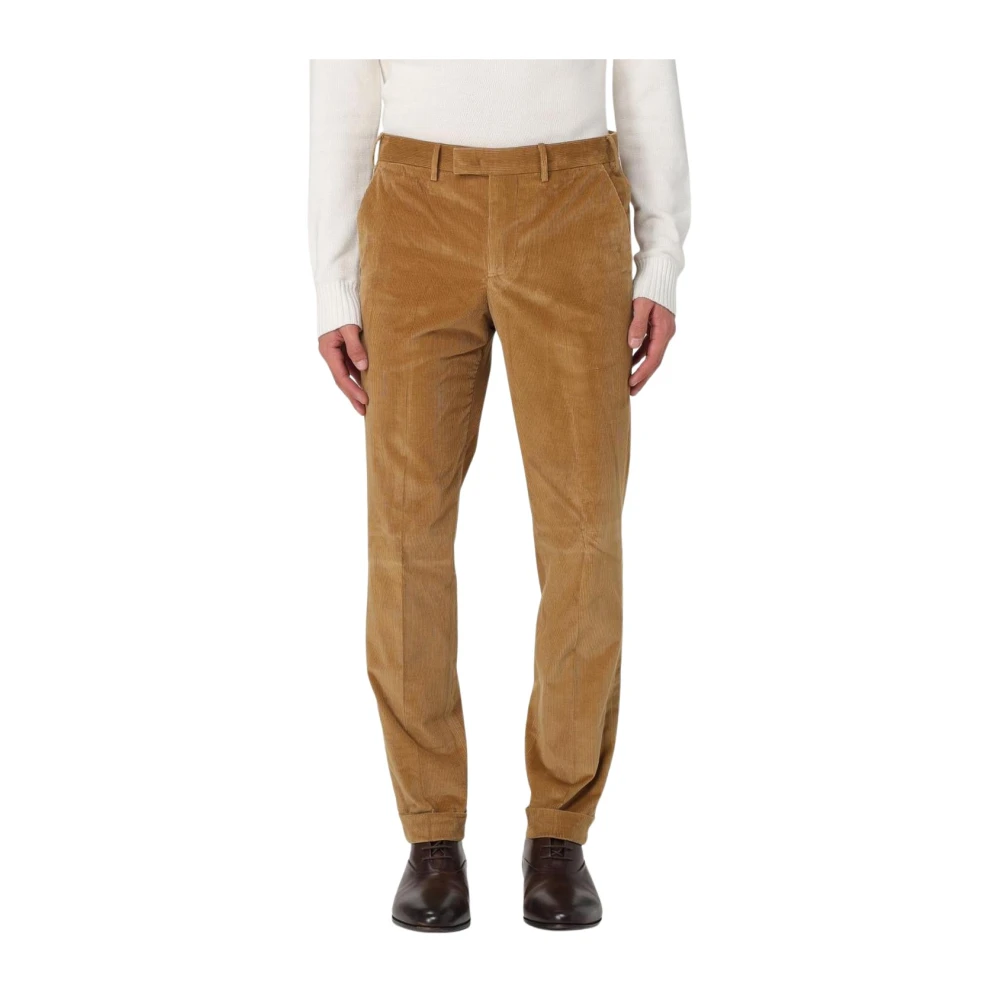 Pt Torino Herren Braun Cordhosen
