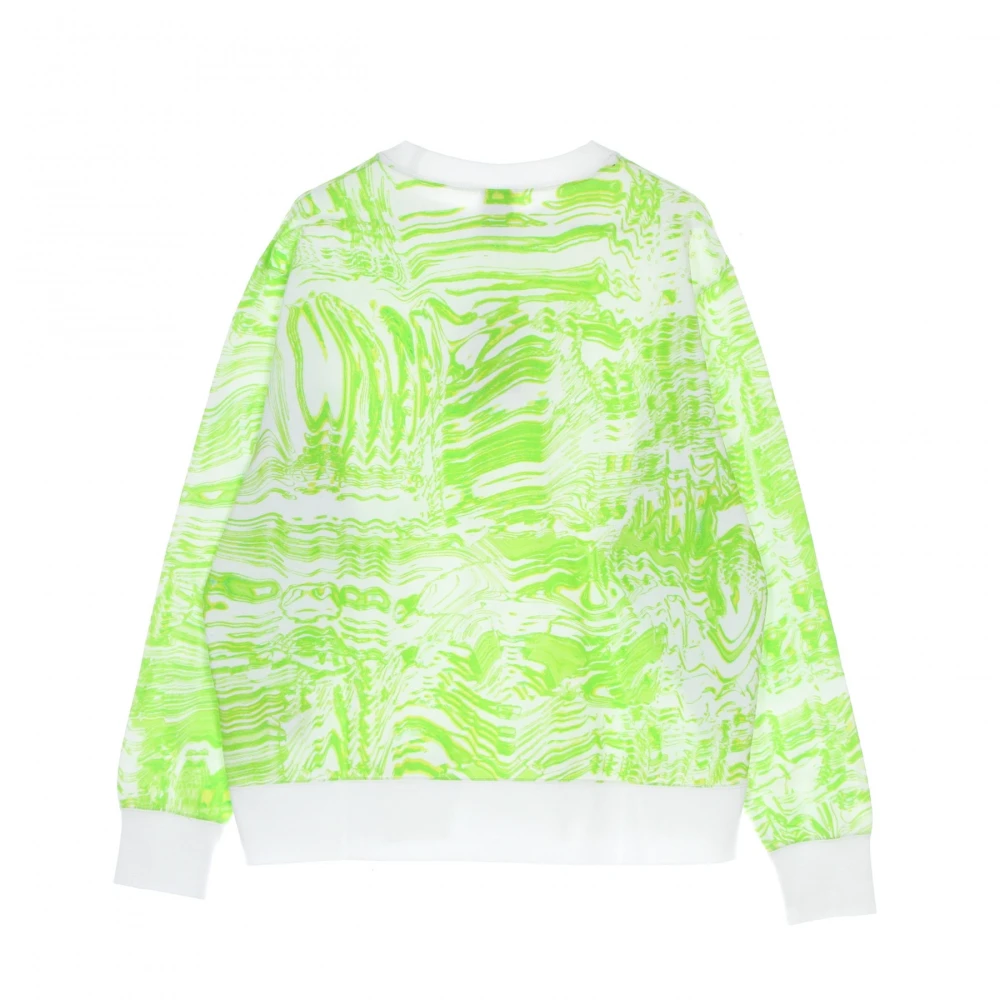 Nike Gevulde Sweatshirt met Print Green Dames