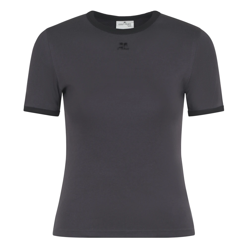Courrèges Stijlvolle T-shirts en Polos Gray Dames