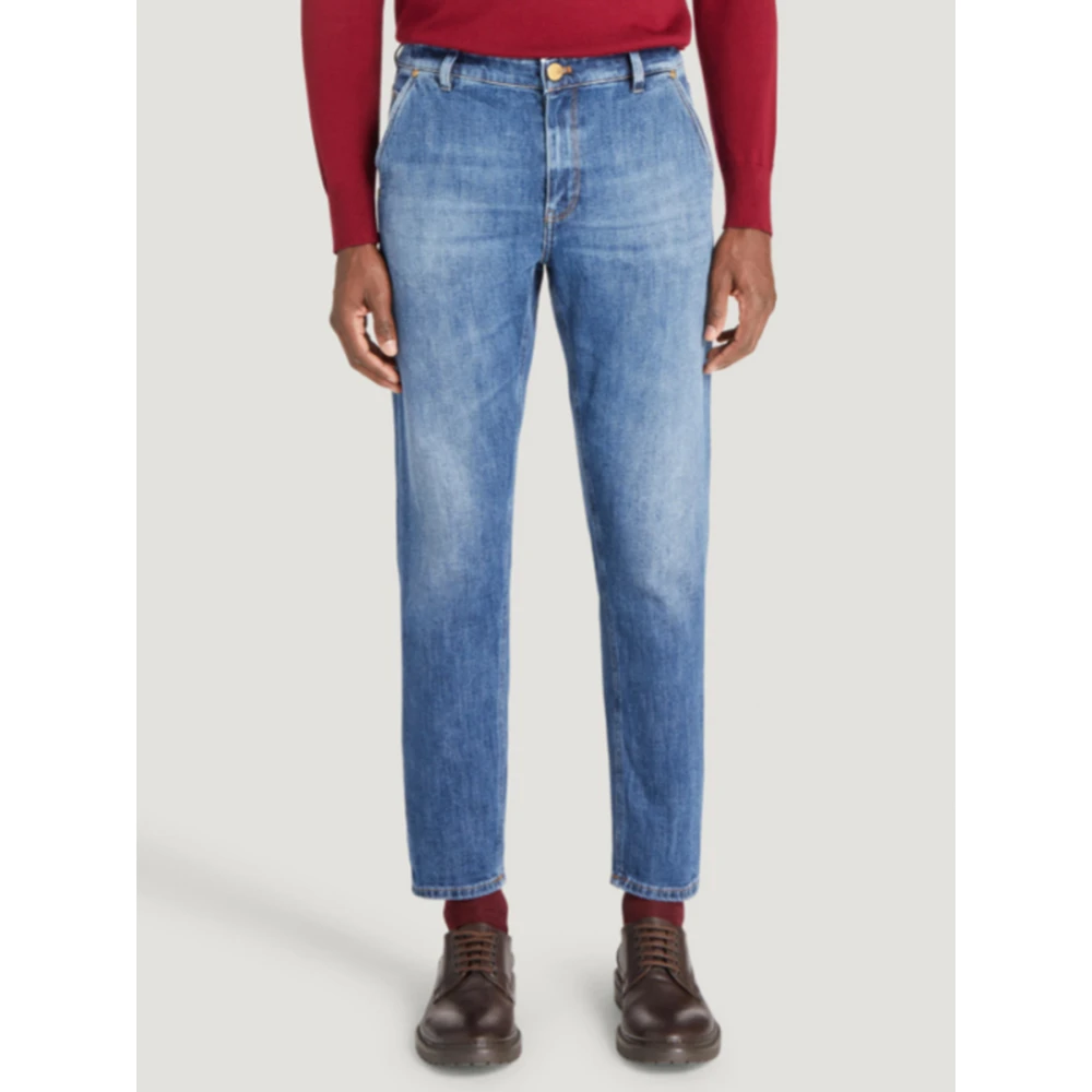 PT Torino Denim Loose Indie Jeans in blauw Blue Heren