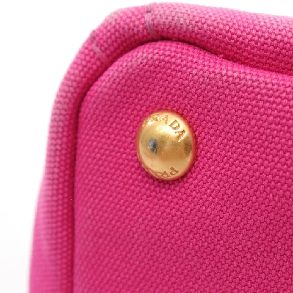 Prada Vintage Pre-owned Canvas prada-bags Pink Dames