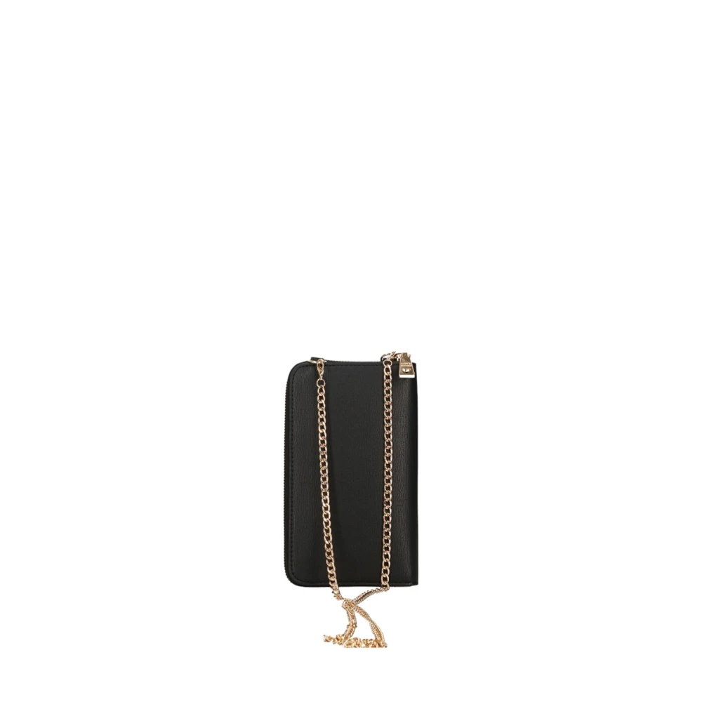 Love Moschino Dames Telefoonportemonnee met Muntvak Black Dames