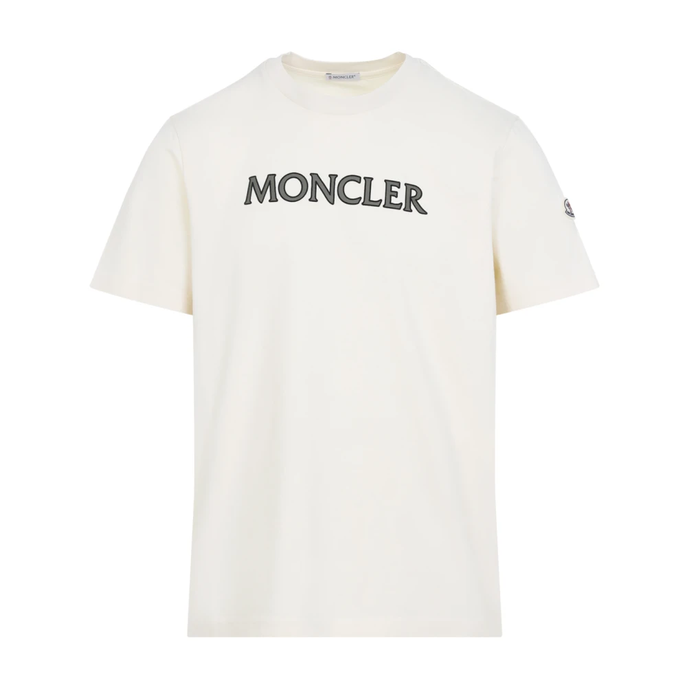 Moncler Men's White Short Sleeves T-Shirt - T-Shirts - S - Tops