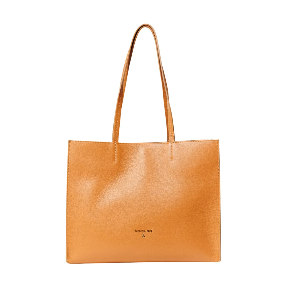 Patrizia Pepe Femme Marron Sacs, Brun, Taille: One Size Tote Bag