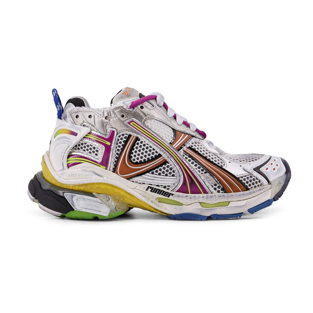 Balenciaga Multicolor Sneakers, Female, 4 Uk, Runner Trainers