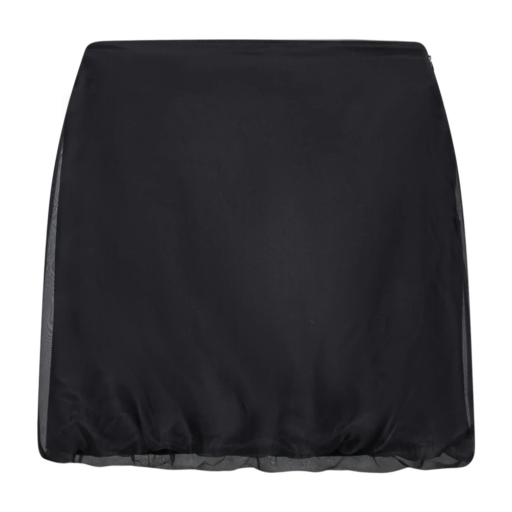 Blanca Vita Satijnen Minirok Black Dames