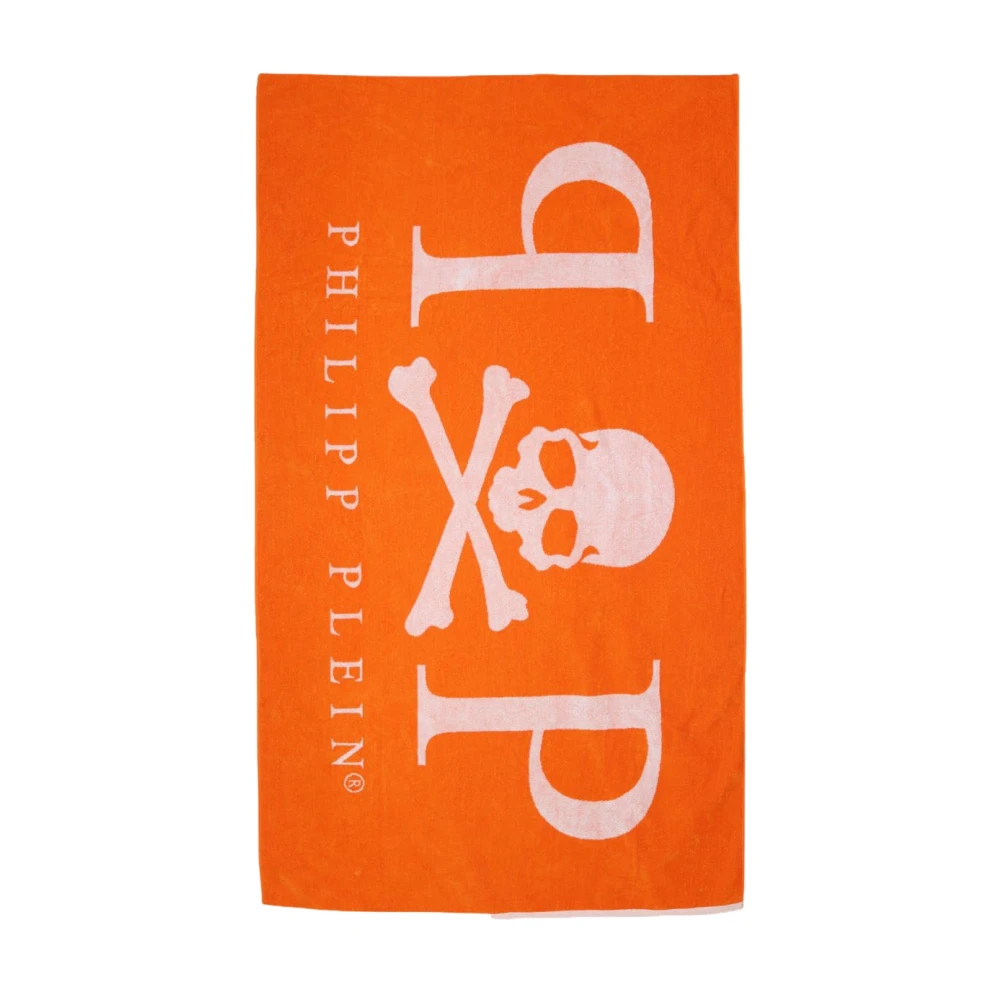 Philipp Plein Strandlaken Orange Unisex