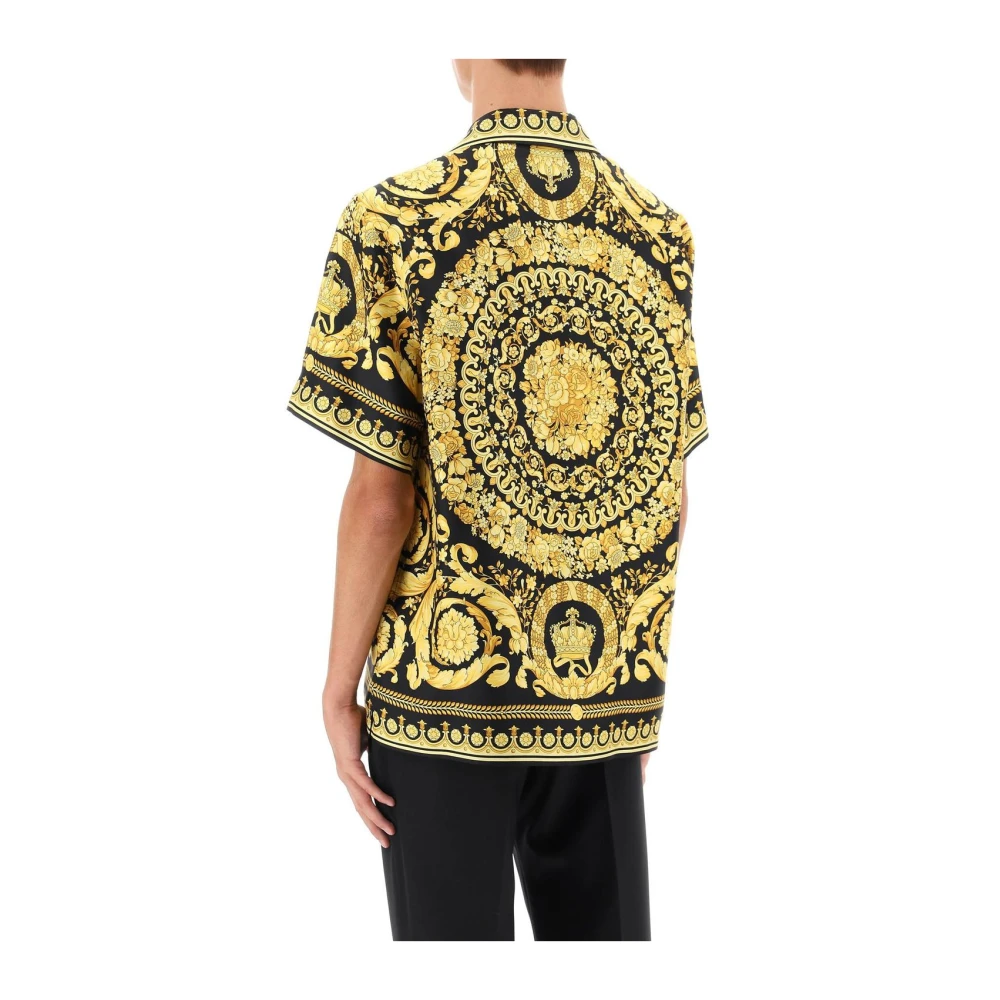 Versace Multicolor Abstract Print Shirt Multicolor Heren