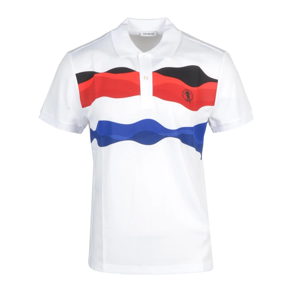Bikkembergs Polo T-shirt van polyester White Heren