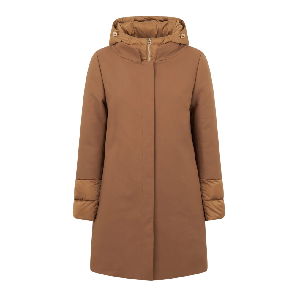 Herno - Coats > Parkas - Beige - Herno - Modalova