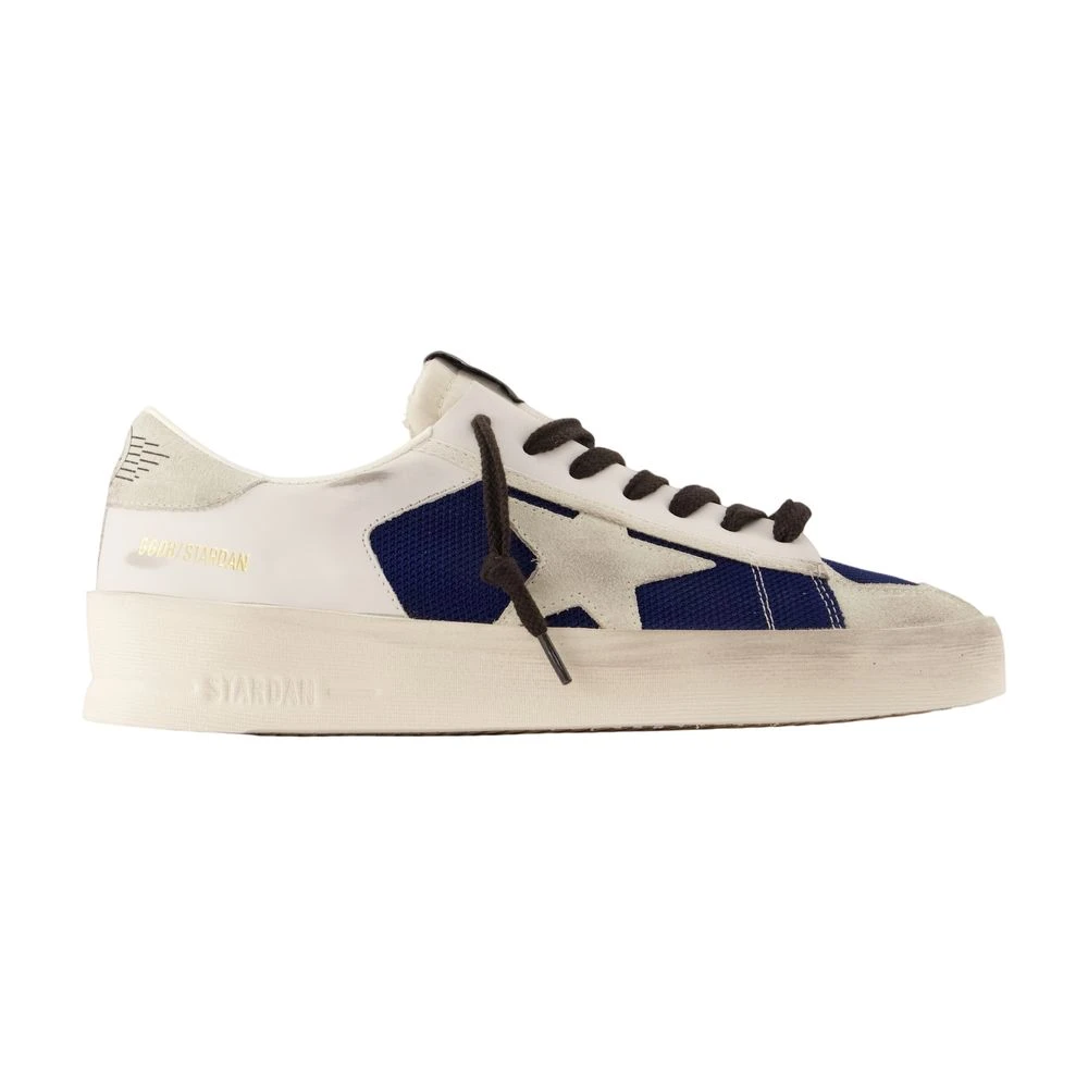 Golden Goose Stardan Trainers - Deluxe Brand - Leather - White - Male - Sneakers - White - 8 Uk - Shoes