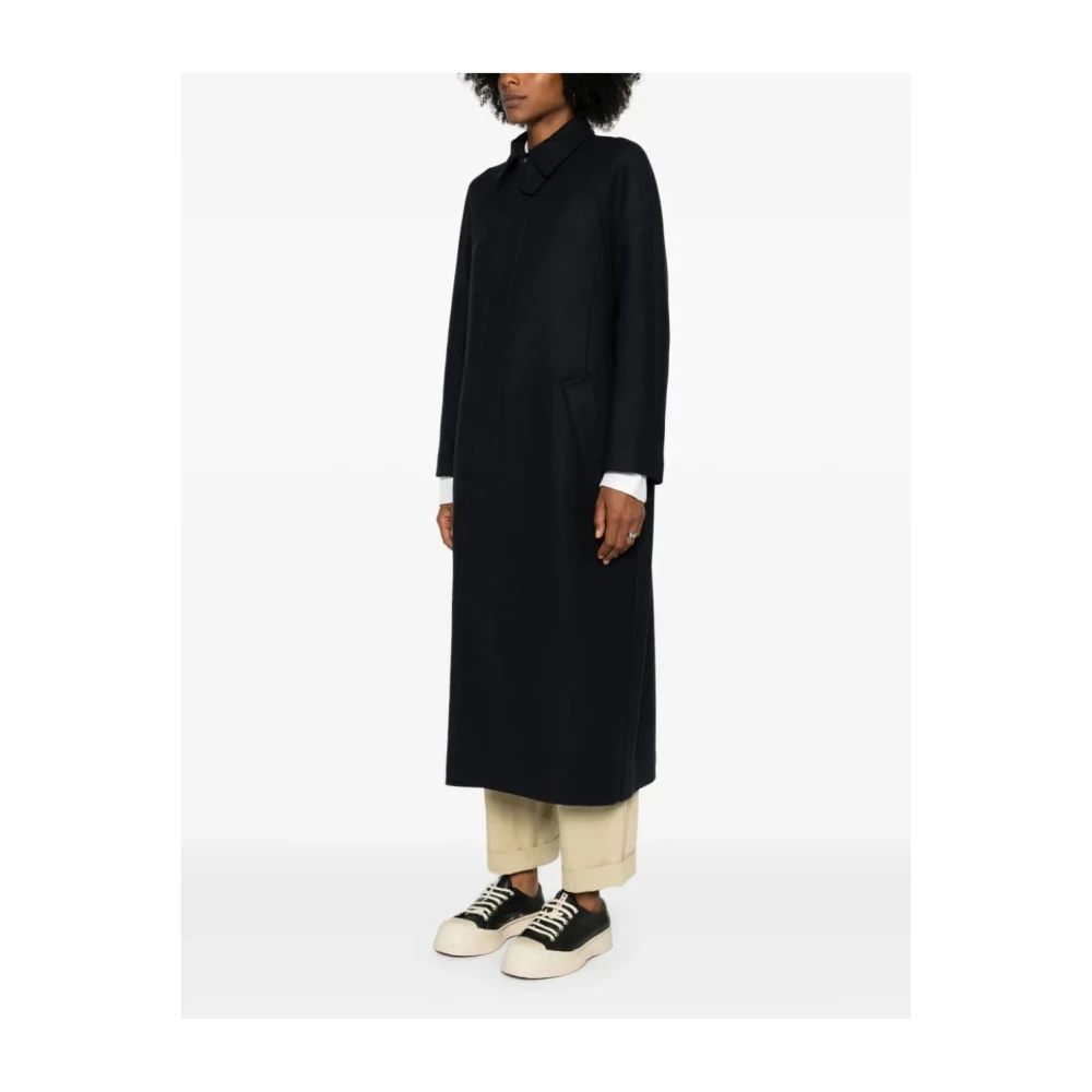 A.p.c. Donker Marine Gaia Jas Blue Dames