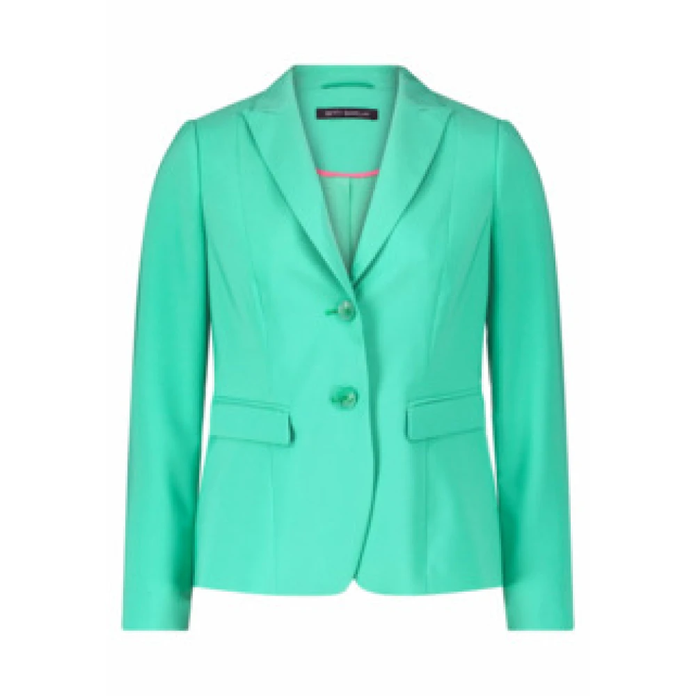 Betty Barclay Korte Blazer Single-Breasted 1 1 Arm Green Dames