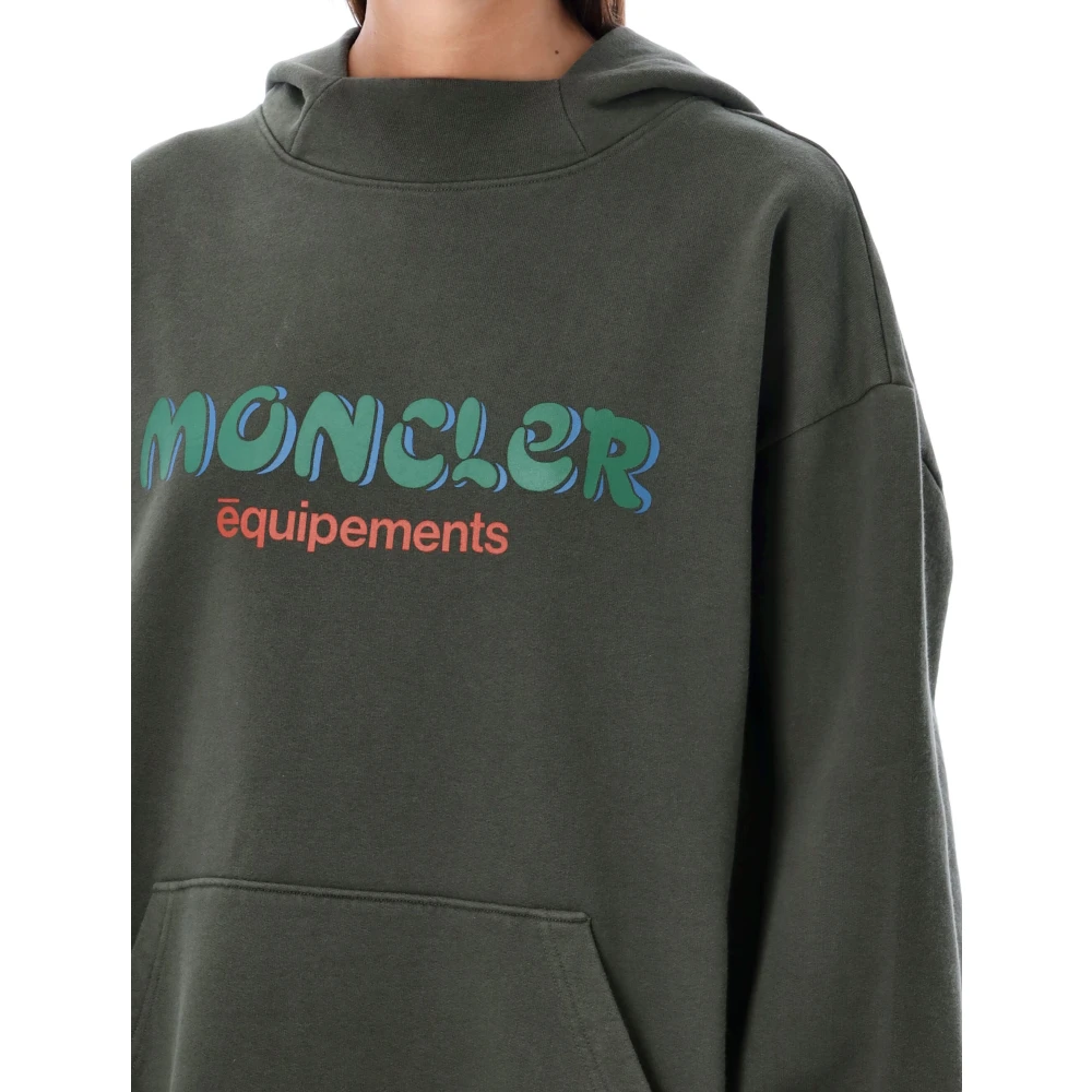 Moncler Hoodie Trui Klassiek Model Green Dames