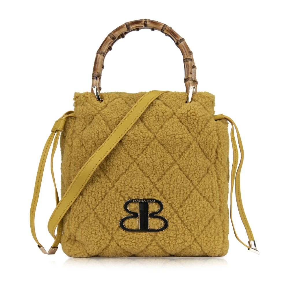 Tosca Blu Schoudertas voor Dames met Magneetsluiting Yellow Dames