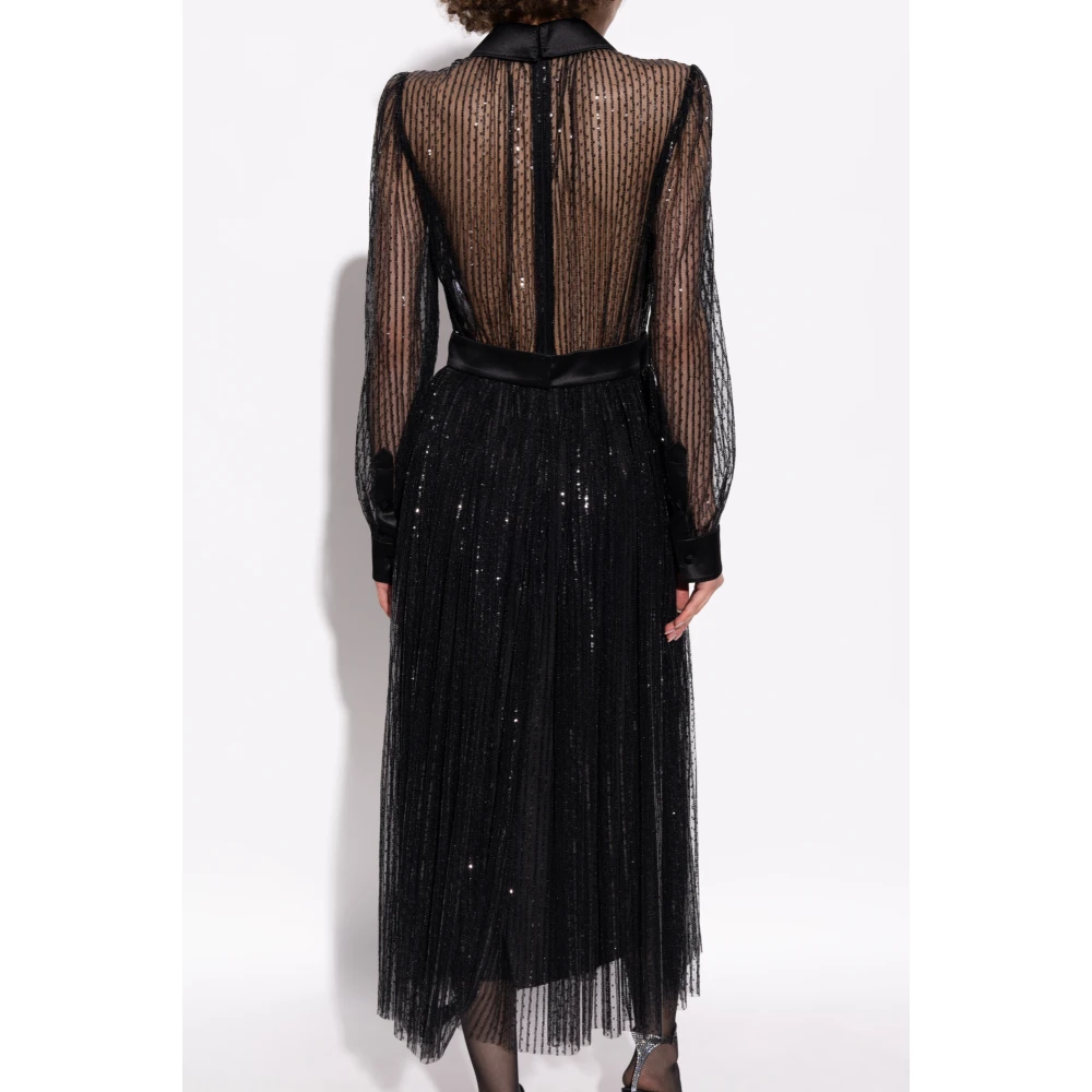 Dolce & Gabbana Paillettenjurk Black Dames