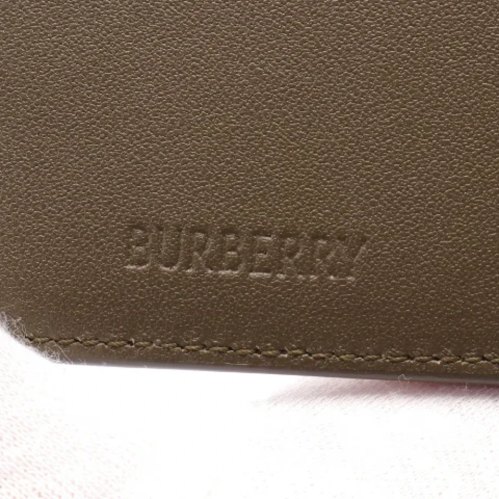 Burberry Vintage Pre-owned Canvas wallets Beige Dames