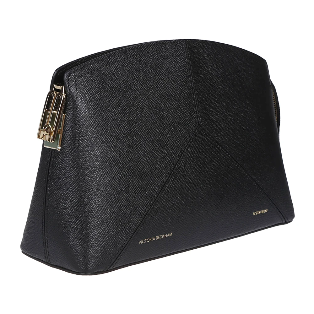 Victoria Beckham Stijlvolle Leren Handtas Black Dames