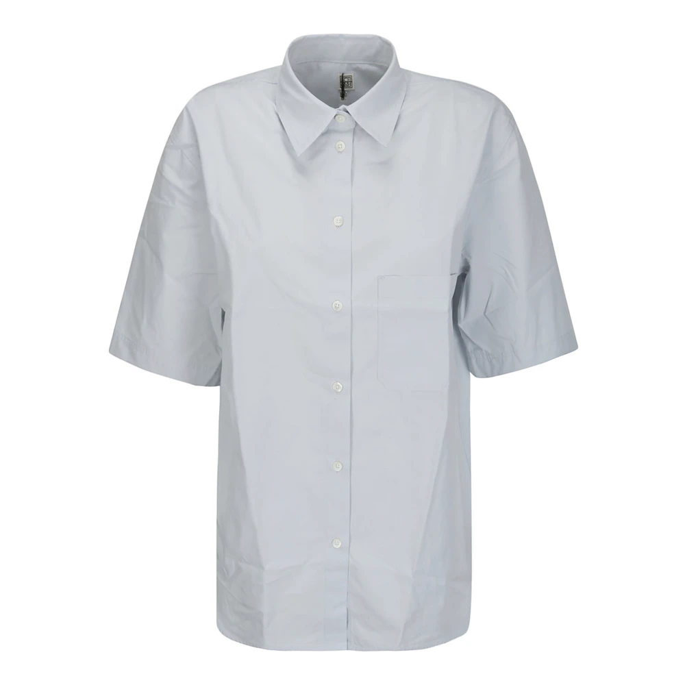 Poplin Short-Sleeve Skjorte