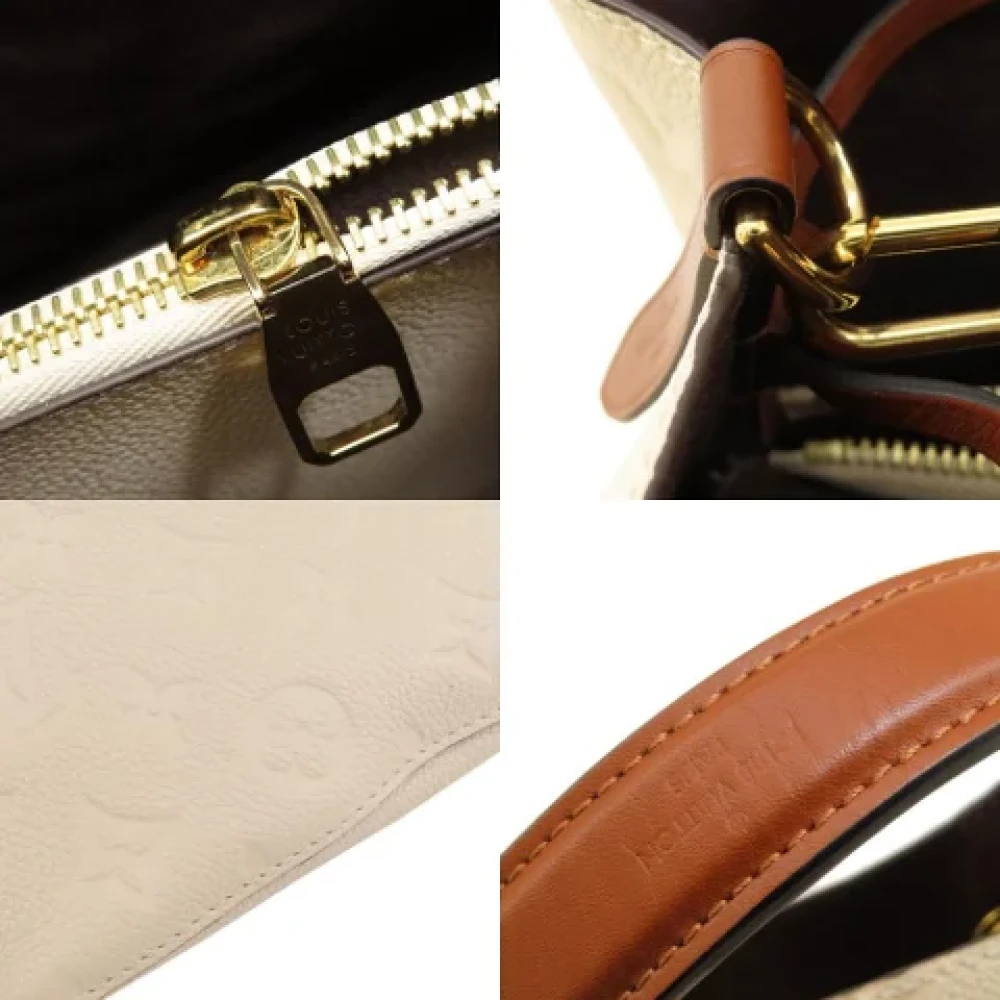 Louis Vuitton Vintage Pre-owned Fabric louis-vuitton-bags Beige Dames