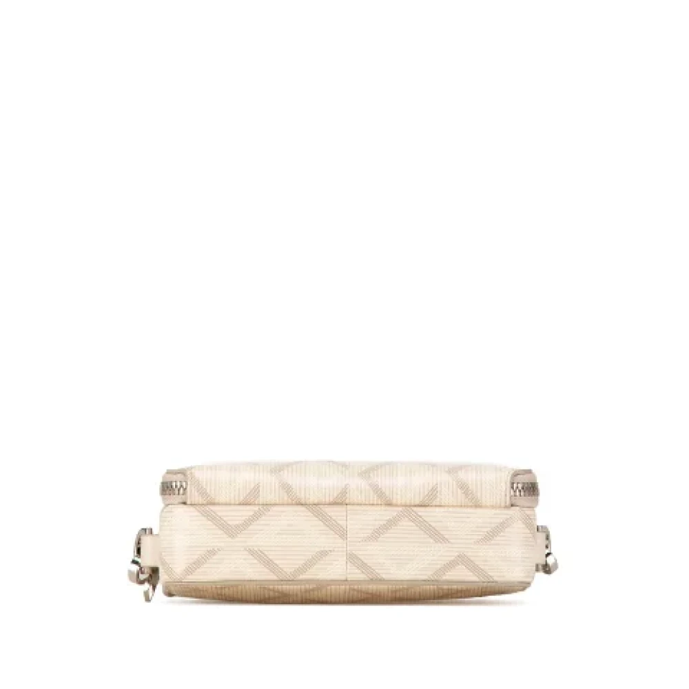 Dior Vintage Pre-owned Canvas shoulder-bags Beige Dames