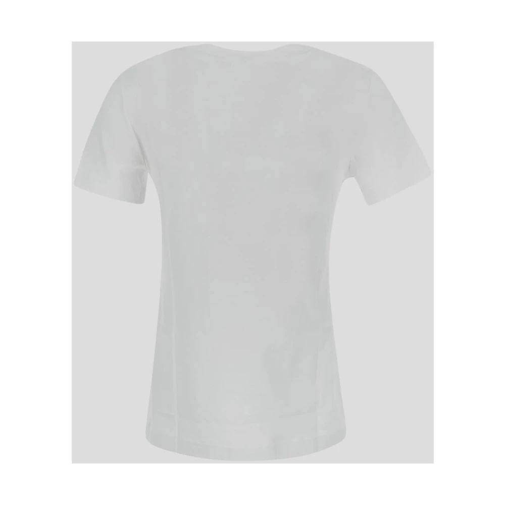 Dolce & Gabbana Katoenen Logo T-Shirt White Dames