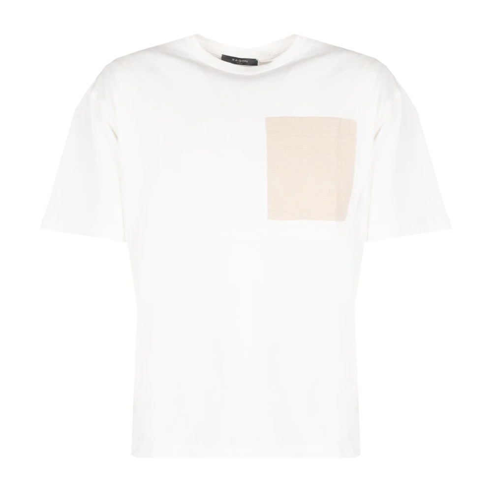 Xagon Man Klassieke ronde hals T-shirt White Heren