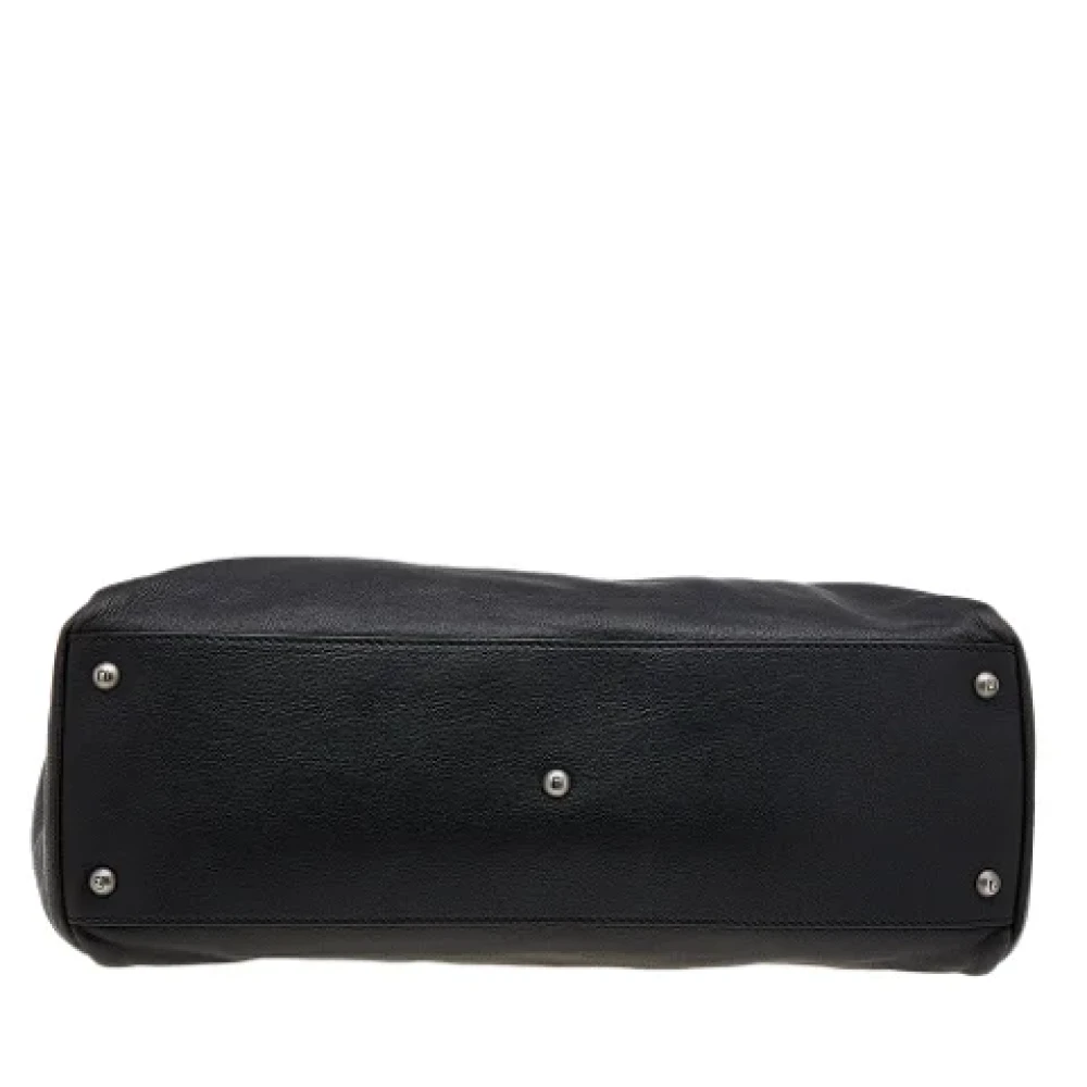 Fendi Vintage Pre-owned Leather handbags Black Dames