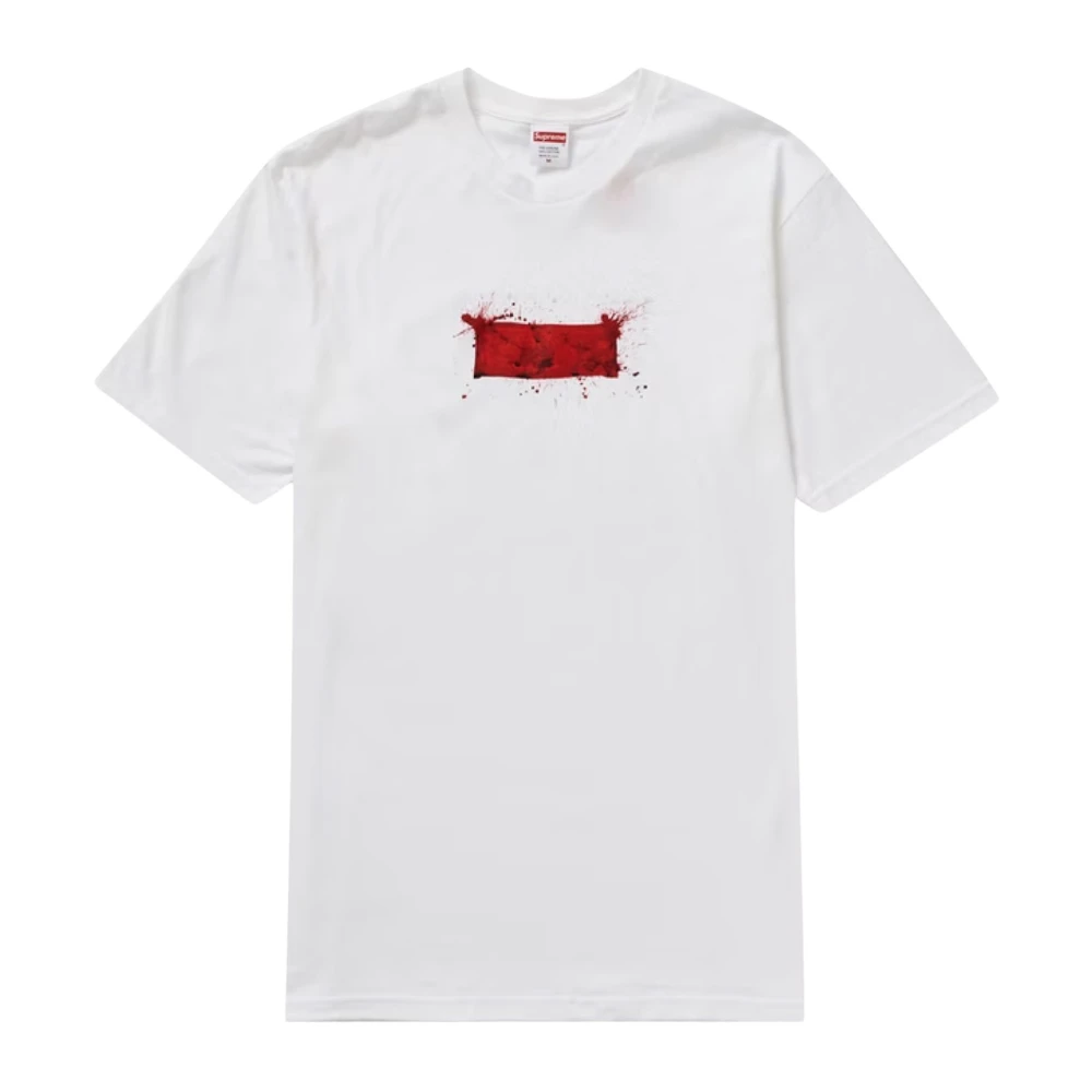 Supreme Beperkte oplage Ralph Steadman Box Logo Tee White Heren