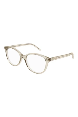 Transparent Beige Eyewear Frames