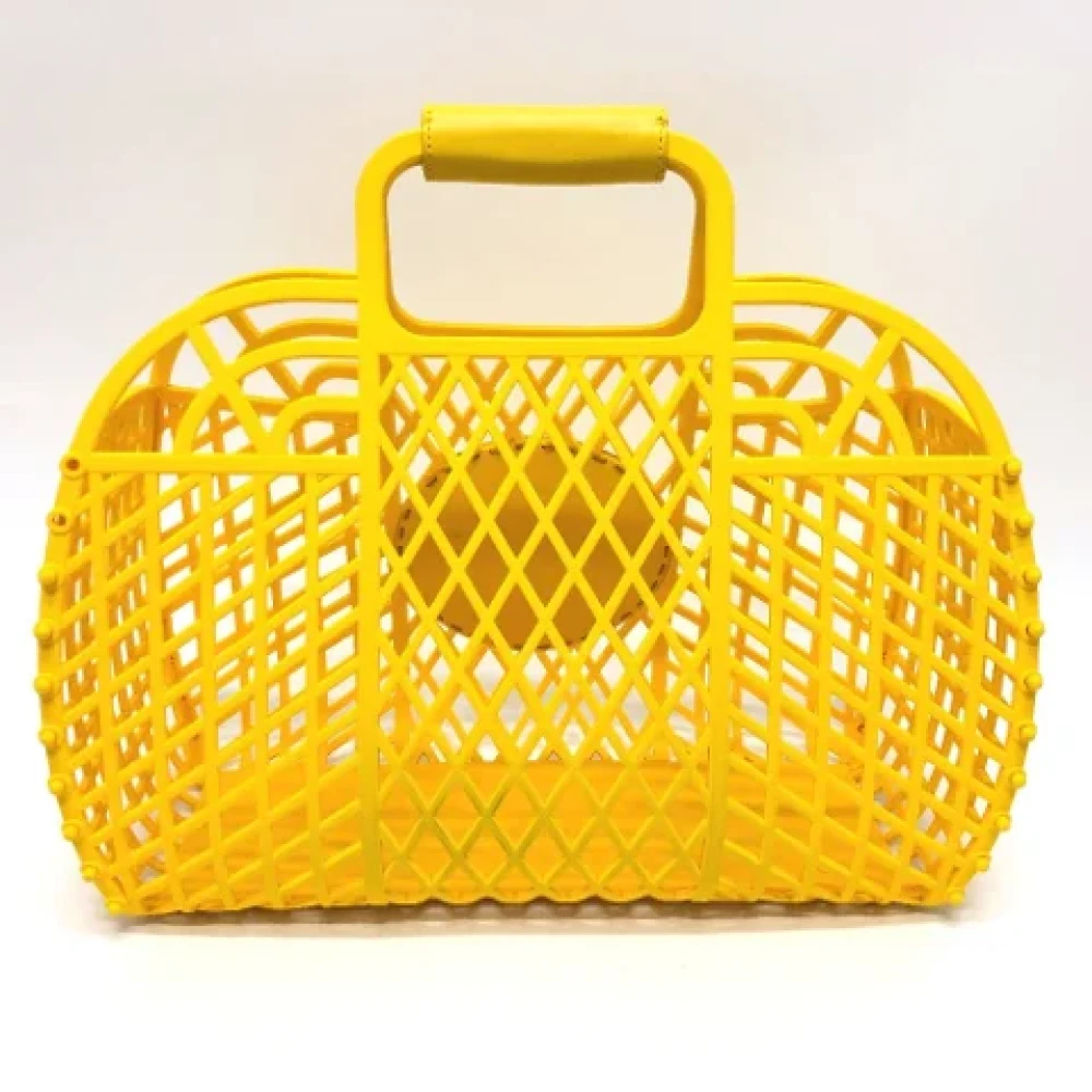 Fendi Vintage Pre-owned Fabric fendi-bags Yellow Dames
