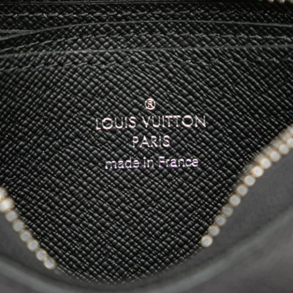Louis Vuitton Vintage Pre-owned Leather wallets Black Dames