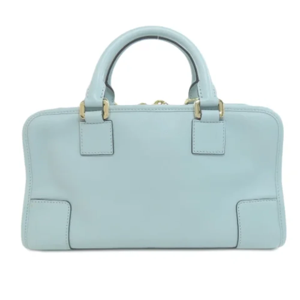 Loewe Pre-owned Leather handbags Blue Dames