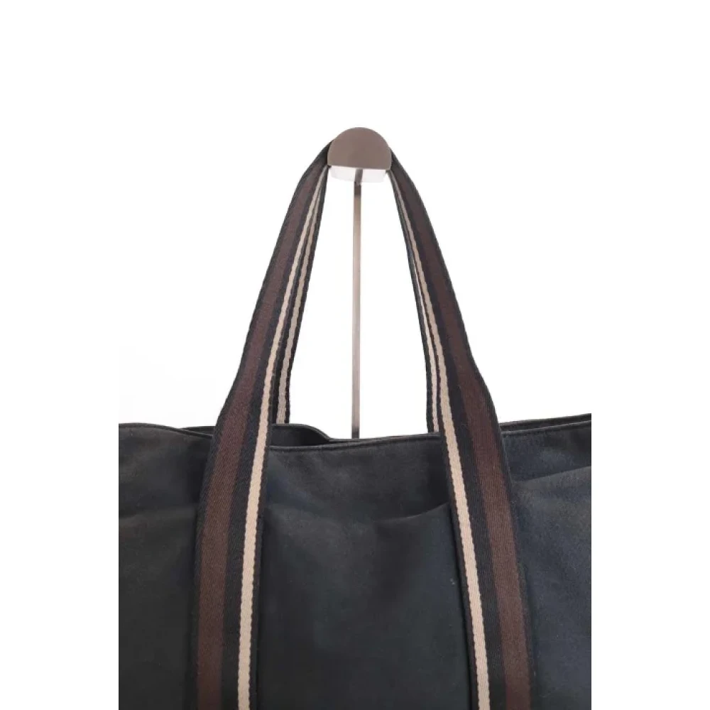 Hermès Vintage Pre-owned Cotton totes Black Dames