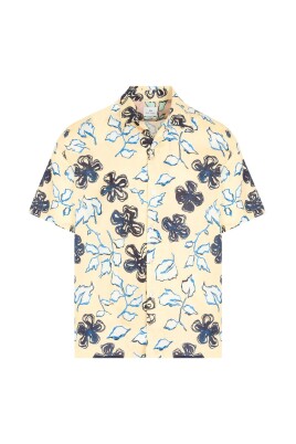 floral-print-short-sleeve-shirt