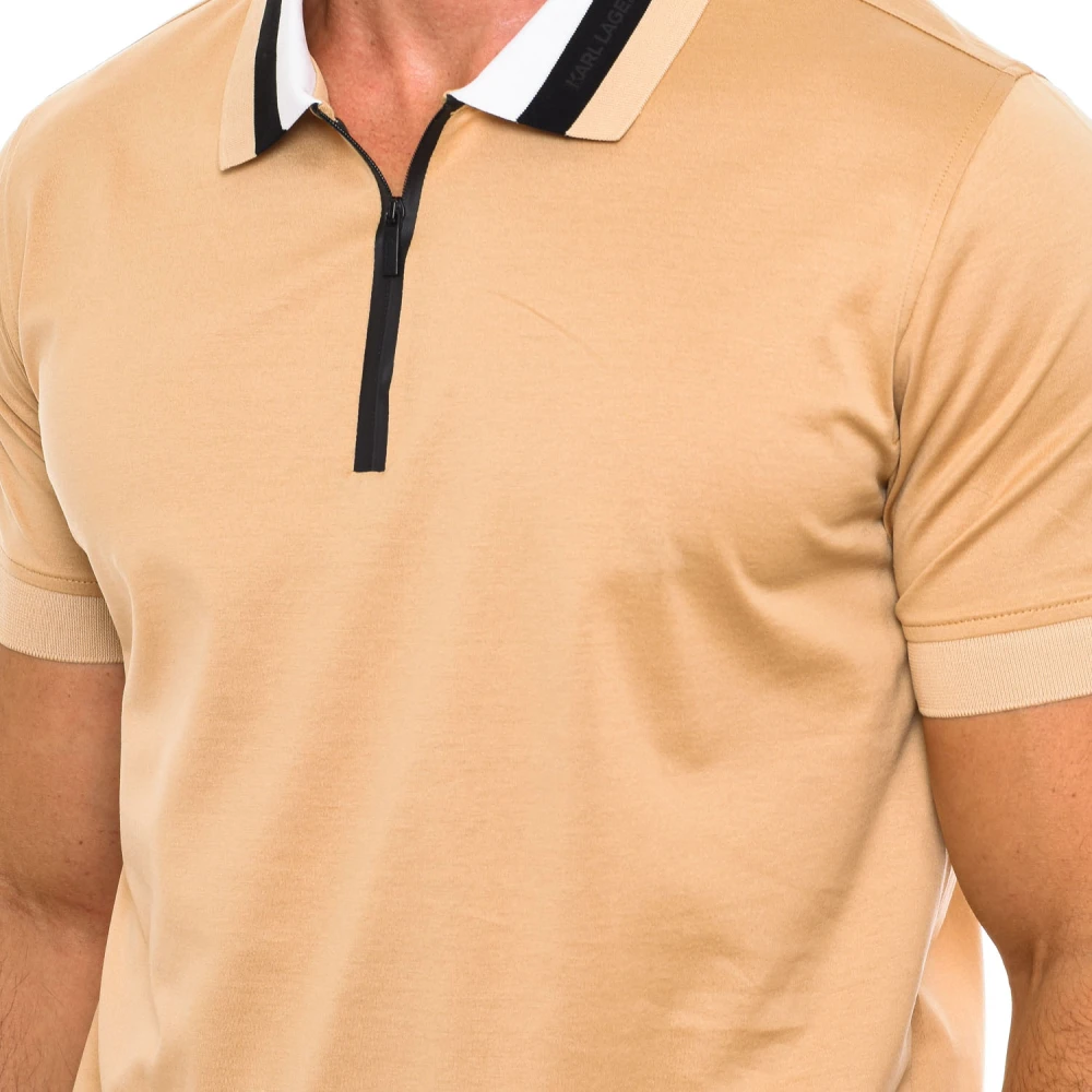 Karl Lagerfeld Polo met korte mouwen Beige Heren