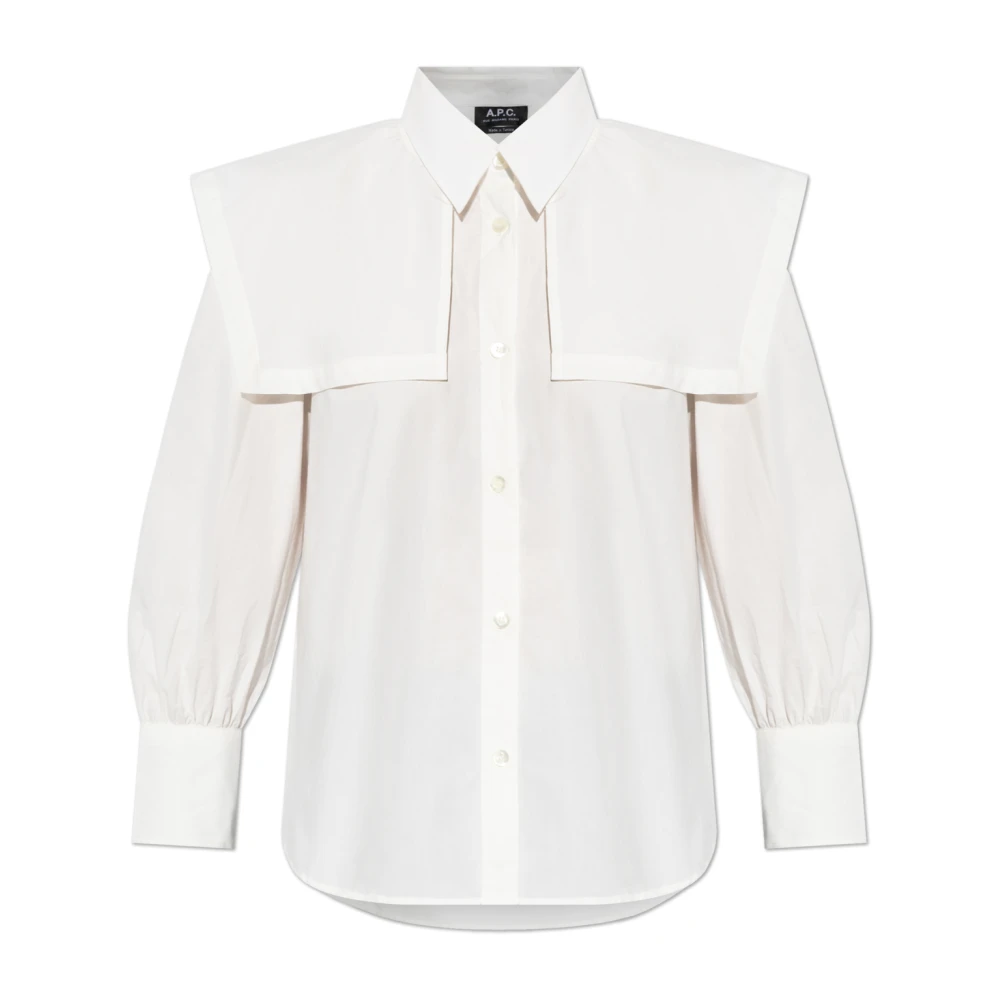 A.p.c. Donna Beige Camicette M, New,