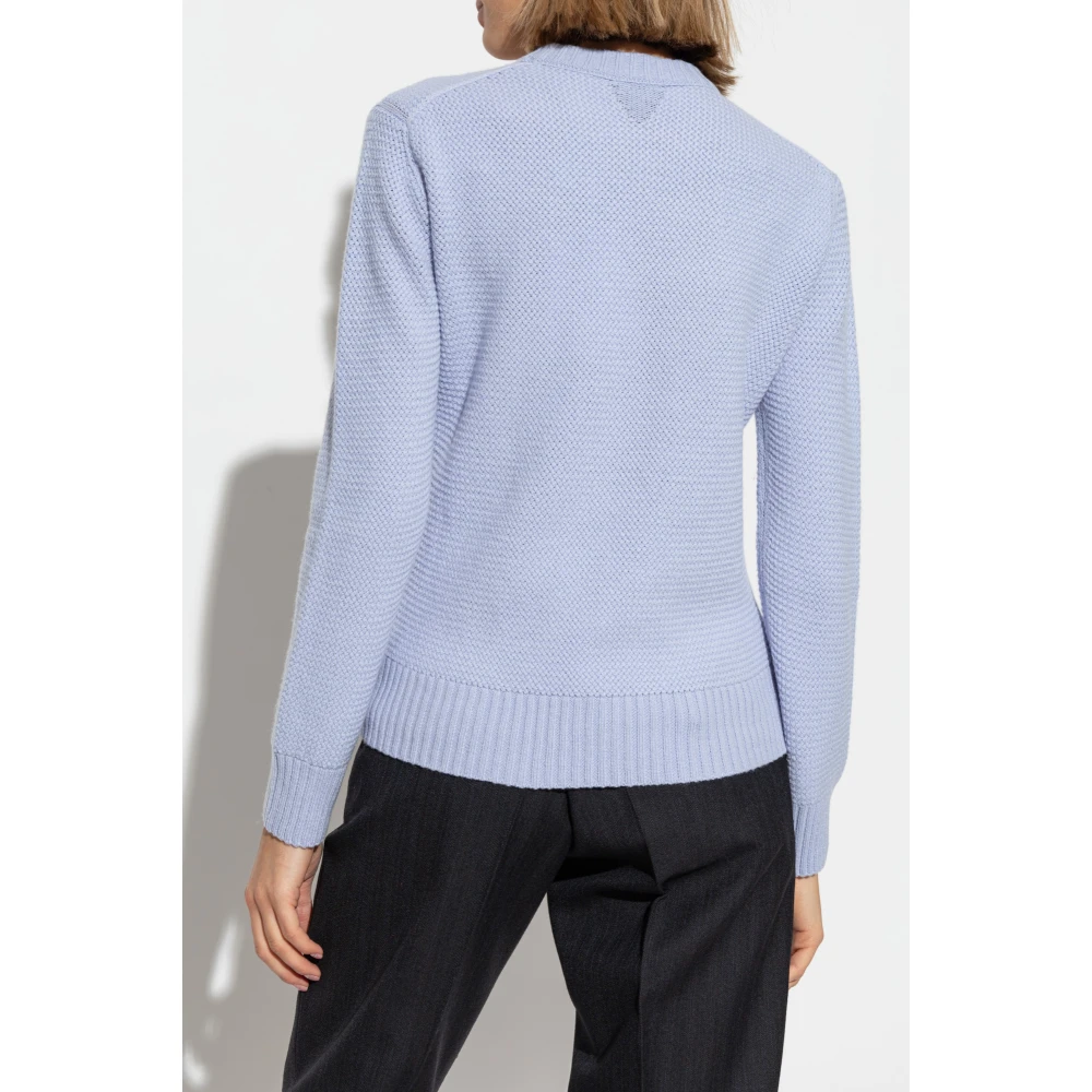 Bottega Veneta Kasjmier trui Blue Dames