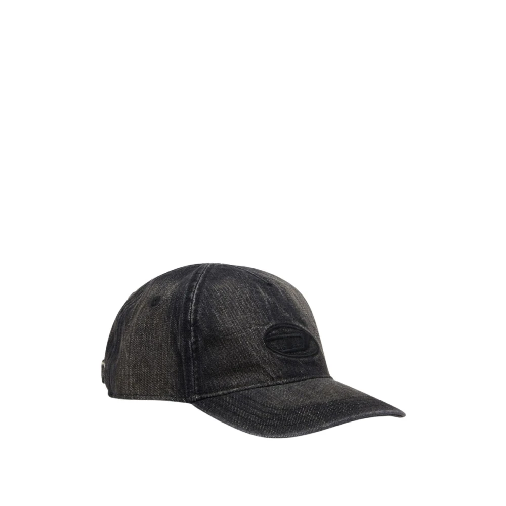Diesel Unisex Svart Accessoarer S, Bomull, C-Enic Cap