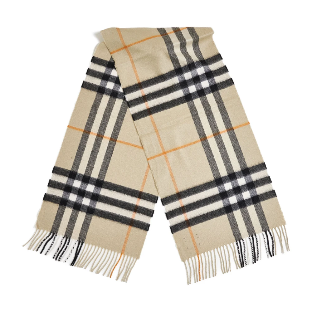 Burberry Stijlvolle Sjaals Collectie Beige Heren