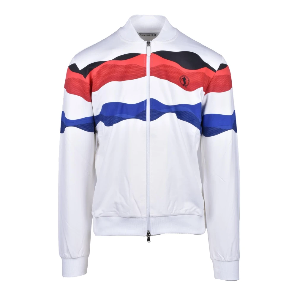 Bikkembergs Katoen Elastaan Sweatshirt White Heren