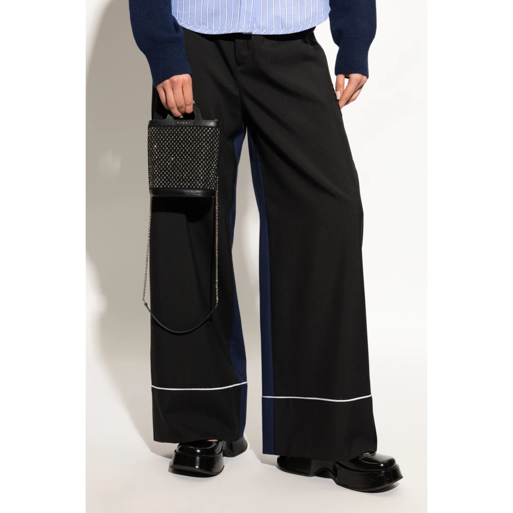 Marni Handtas Tropicalia Nano Black Dames