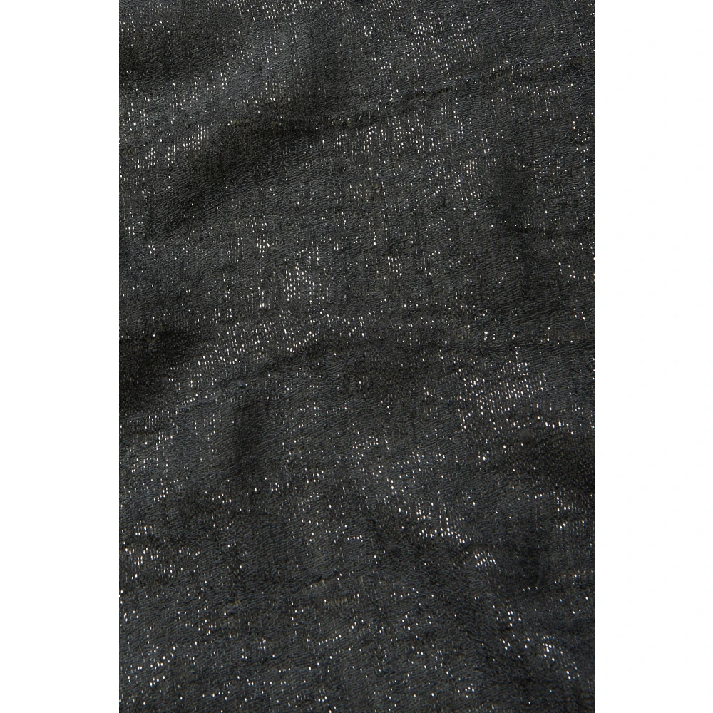 PESERICO Model viscose en lurex hoofddoek Gray Dames